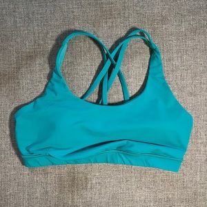 Lululemon Strappy Sports Bra Size 12 - Teal